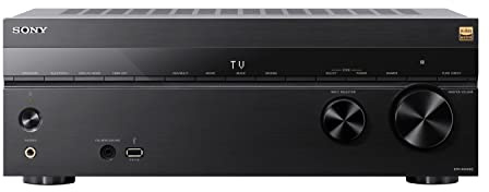 Sony STR-AN1000 7.2 CH Surround Sound Home Theater 8K A/V Receiver: Dolby Atmos, DTS:X, Digital Cinema Auto Calibration IX, Bluetooth, WiFi, Google Chromecast, Spotify connect, Apple AirPlay, HDMI 2.1