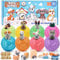 Hunde Badebomben Kinder 8pcs Badebomben Geschenkset Natürliche Badekugeln Kinder mit überraschung im Inneren Badezusatz Geburtstags Geschenk für Kinder Frauen Mädchen Jungen Schaumbad Spa
