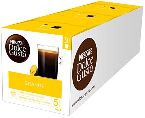 Nescafé Dolce Gusto Capsules NESCAFE DOLCE GUSTO Grande 90 capsules (3 boîtes x 30)