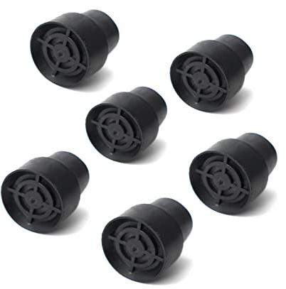 BEITESI Ersatz-Mini-Trampolin-Beinkappen-Spitzen, Trampolin-Beinkappe, Stuhlbeinkappen, Ersatz für Gummikappen, Bodenpolster für Mini-Trampolin (schwarz)