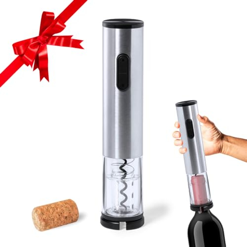 Tire Bouchon Électrique Mabouteille® avec Gravure Laser pour Prénom, Logo, Message Personnalisé