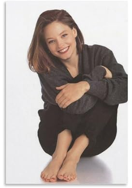 MEIYAN American Women Film Producers Jodie Foster Poster5 Leinwand Wandkunst Drucke Poster Foto Bild Malerei Poster Raumdekor 30 x 45 cm