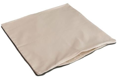Inlett ca. 35x35cm, mit Reißverschluss - Baumwolle Köper rohweiß. Hülle ideal für Selberbefüller von Kissen - Inlett ca. = Leere Kissenhülle - Inhalt: 1 Stück