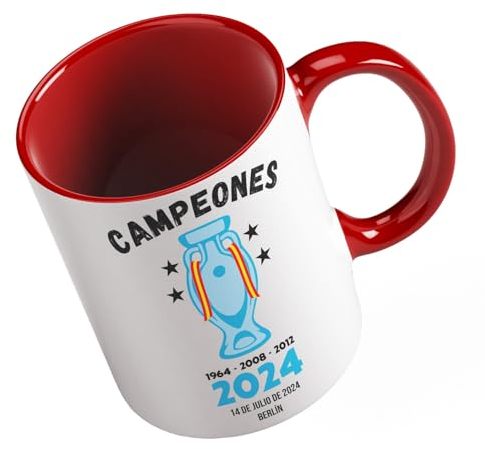 Ropa4 Taza de Cerámica España campeona de la Eurocopa 2024
