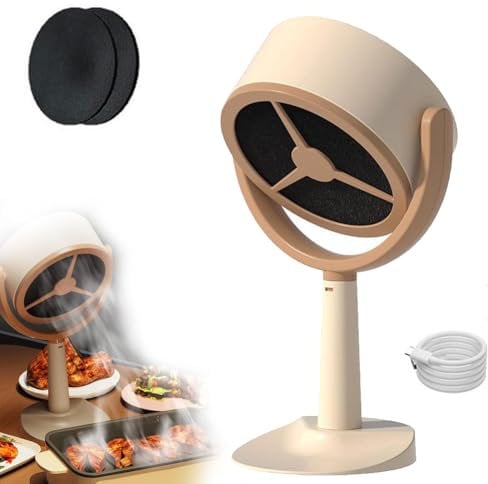 Smoke Away Purifier Fan, Portable Desktop Range Hood, Smoke Fan for Smoking Indoors,Portable Kitchen Exhaust Fan for kitchen, dining table, outdoor barbecue