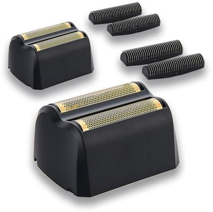Remplacement de l'ensemble de barre d'or et de coupe de rasoir en or Super Close compatible avec la série Vanish Series 5 Star Wahl (8173-700) (2 paquets)