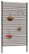 Twira Garden Privacy Screen, 90cm Wide x 180cm High Decorative Screen, Free Standing Fence for Outside, Metal Panels for Backyard Balcony Patio Garden, Brown