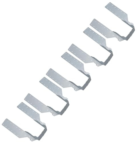 Light Duty Timber Wood Joist Hanger 75mm Galvanised Loft Beam Holder 5PK