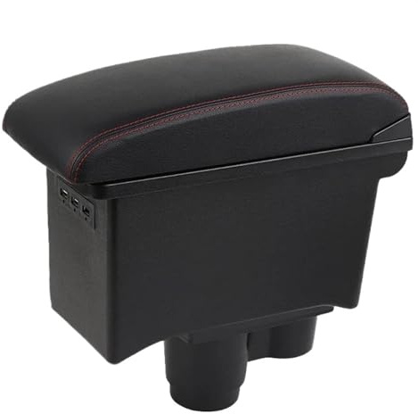 Car Armrest Box Center Console Storage Decoration Accessories For Renault For Duster For Dacia For 2019-2022 GNITRIMS(B1 3USB)