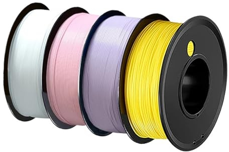 Filament d'imprimante 3D PLA 250g, emballage sous vide, fil de 1.75mm, for impression(Pla 250gx4 setA)
