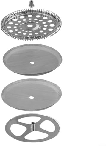 for FRENCH Press Filter, Coffee Press Replacement Filter Screen Set, Cafetiere Filter Mesh for Coffee Plunger Accessory Spare Parts(1000ML)