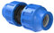 Kirchhoff Verbindungsstück | Kunststoff | 32 x 32 mm | für HDPE Rohr | 3X 5X Fittinge | Verschiedene Größen | DVGW geprüft | Trinkwasserqualität | Made in EU, schwarz, 32 mm, 984841317