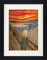 1art1 Edvard Munch Poster Der Schrei, 1893 Gerahmtes Bild Mit Edlem Passepartout | Wand-Bilder | Im Bilderrahmen 40x30 cm