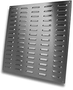 Haeusler-Shop Serie 08 - Rejilla de ventilación (acero inoxidable, 500 x 500 mm)