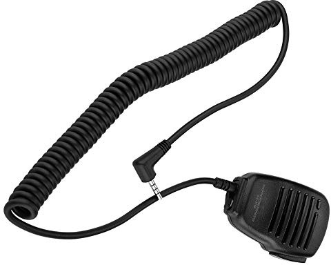 Dos vías Radio Altavoz Mic Hombro MIC para YAESU/Vertex VX-1R, VX-2R, VX-3R, VX-5R, FT-50, FT-60, FT-10R, FT-40R, FT-50R, FT-51R , FT-60R, VX-10, VX-14, VX-17, etc., conector para auriculares de 3.5 m