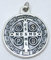GTBITALY 60.049.30 Silber Benedikt Medaille 32 mm mit Exorzismus Ring Exorzismus