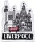 British UK Union Jack Sew On Iron On Fabric Patch Embroidered Badge (Liverpool Cityscape)