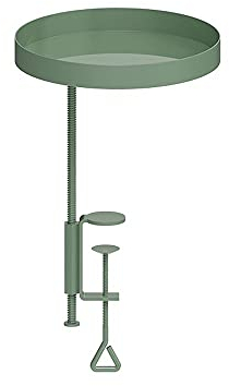 Rivanto® Runde Fensterbankhalterung Grün M, Fensterbankklemme, L 18 x B 18 x H 24,6 cm