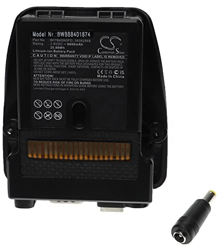 vhbw Akku kompatibel mit Trimble TSC2 | TDS Ranger 300, TSC2 controller, 500 Data Collector Messgerät (6600 mAh, 3,8 V, Li-Ion)
