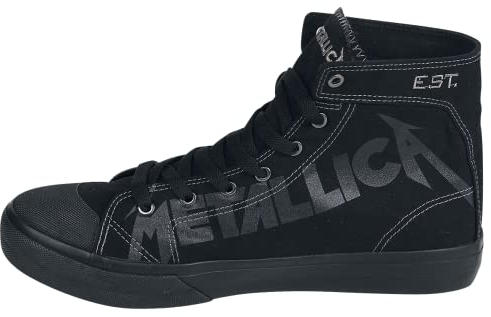 Metallica EMP Signature Collection Unisex Sneaker high grau/schwarz EU41 Textil Band-Merch, Bands