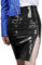 Minirock Damen Sexy Leder Damen Glänzendes flüssiges Metallic Plissee Flared Minirock Skaterrock A-Linie Mini-Skaterrock Rockabilly Tutu elastischen Rock Kurz Ballett Tanzkleid Ballkleid Karneval Kost