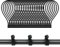 Silicone Magnetic Cable Ties, Reusable Magnetic Twist Ties with Strong Magnet Cable Straps for Bundling and Organizing, Home, Office, School (Black-24 Packs)