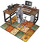 ZHXQ Desk Chair Mat For Hardwood Floor Gaming Chair Mat Office Chair Mat For Hardwood Floors Carpet Wooden Floors Durable Non-Slip Soft Floor Protector Office Chair Mat 80 x 100 CM