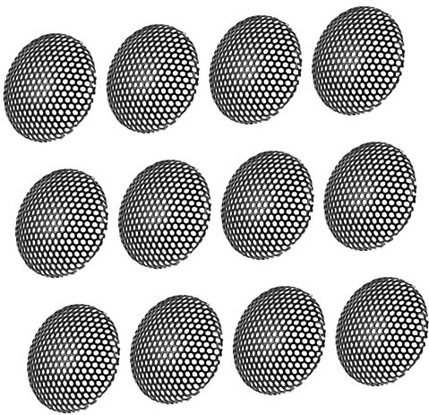 Hemobllo 12 Pièces Petite Couverture en Filet pour Microphone Accessoires De Voiture Bling Écran De Haut-Parleur en Fer Accessoires Bling pour Voiture Enceinte Sono Réaménager Grille Le Fer
