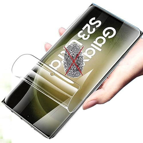 2pcs Hidrogel Mate a prueba de Huellas Dactilares para Samsung Galaxy S23 Ultra 5G 6.8 Protector de pantalla tpu flexible a prueba de explosiones antiaglomerante de alta sensibilidad