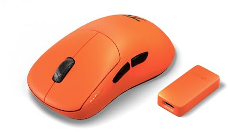 Fnatic x Lamzu Thorn Wireless Pro Gaming-Maus 4K Special Edition, Pixart 3395 Sensor, Episch Leichte 52g, 80h Akkulaufzeit, Optische Schalter, Windows- und Mac-Kompatibel