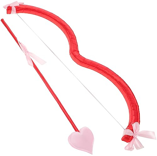 VALICLUD Amor Pfeil Und Bogen Set Amor Kostüm Damen Amor Zubehör Amor Bogen Amor Pfeil Requisite 1 Set