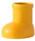 Blumenvase, Keramik, niedliche Vase für Blumen, Tischdekoration (gelb, hoch, 12 cm)