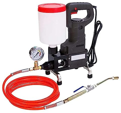 GaRcan Máquina de lechada de mortero eléctrica 1100W, rociador de calafateo de lechada portátil, máquina de lechada de Alta presión para Paredes de Ladrillos Pisos decoración del hogar