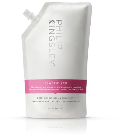Philip Kingsley - Elastizer | Tiefen-Conditioner | Repair Hair Mask Behandlung für alle Haartypen | Pre Shampoo Tiefenpflegemaske | 1000ml Nachfüllbeutel