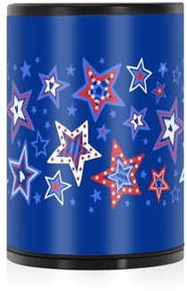 Aschenbecher für Zigaretten, handgezeichnete Sterne, blau, rauchfrei, mit Deckel, Aschenbecher für Reisen, Zuhause, Büro, geruchsdichter Edelstahl-Aschenbecher