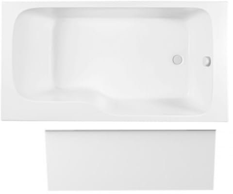 Pack baignoire bain douche 170 x 90 JACOB DELAFON Malice version droite + tablier en niche
