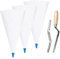 YIBAISI Lot de sacs à douille portables avec joint de brique et pointeurs de serrage pour installation de carrelage en PVC
