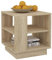 HEFZGDB Couchtisch Sonoma-Eiche 40x40x43 cm Holzwerkstoff Couchtisch Akazie Couch Tisch Wohnzimmer Fernsehtisch Sofa Tisch für Balkon Garten Wohnzimmer Innenhof
