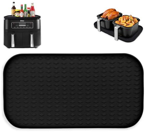 KXVXXV Silikon Aufbewahrungsregal für Ninja AF400EU & AF451EU Multifunktionales Silikonpad Airfryer Zubehör für Ninja Heißluftfritteuse AF400EU & AF451EU