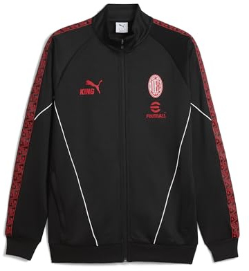 PUMA Herren AC Milan King Anthem Jacke M, Black for All Time Red