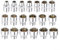 Adaptateur pour clé à cliquet Torx 12 pans pour entraînement 3/8, finition chromée (20 mm)