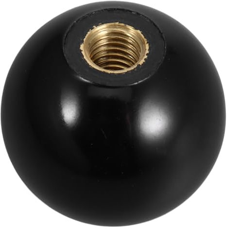 Holibanna Ball Knob for Joystick Gear Shift Threaded Handle Comfortable Grip Plastic Copper Construction Replacement Controller Accessory for Arcade Machines