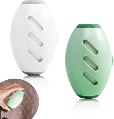 Heyumybit 2 Stück Fusselrolle Wiederverwendbar,Waschbare Klebrige Gel Fusselrolle Ball für Haustier Haar,Reusable Lint Roller für Kleidung,Reisen,Haus