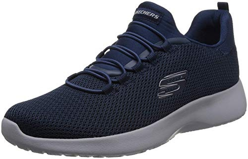 Skechers Herren Satisfaction Sneaker, Schwarz (Black 58350-BKGY)