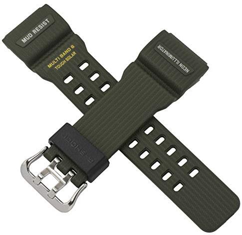 Casio G-Shock Uhrenarmband Ersatzband für GWG-100-1A3 grün