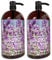 Dead Sea Collection Shower Gel for Women and Men - Body Wash with Pure Dead Sea Minerals and Lavender Oil - Cleanses and Moisturizes Skin - Pack of 2 (1000 ml. each)