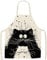 JFAN Karikatur Schürze Küchenschürze Für Damen Herren Katzen-Motiv Modische Aprons Lustige Schürze A-Blumenkatze