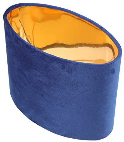 minkissy Schwarzes Oval Lampenschattengewebe Lampenschirm E27 Tischlampe Schattengewebe Lampe Deckel Stehleuchte Tischlampe Lichtabdeckung für Home Büro Wohnzimmer Schlafzimmer