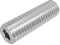SECCARO Gewindestift mit Kegelkuppe M6 x 20 mm, Edelstahl V2A VA A2, DIN 913 / ISO 4026, Innensechskant, 20 Stück