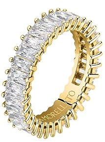 Morellato Baguette Bague Femme en Laiton, Zircon - SAVP09018, acier, Aucune pierre précieuse